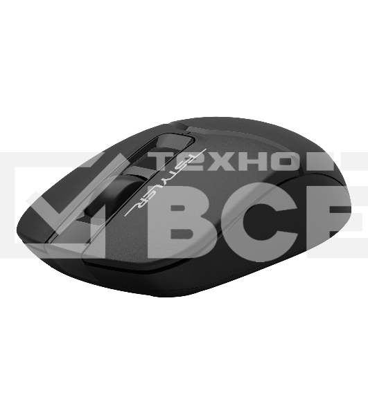 Мышь беспроводная A4Tech Fstyler FG12S черный, 1200 dpi, радиоканал, USB, кнопки - 3