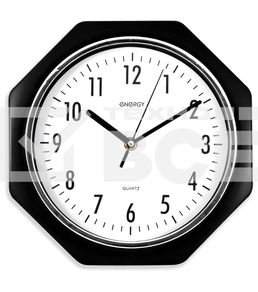 Часы настенные кварцевые Energy модель ЕС-06 восьмиугольные