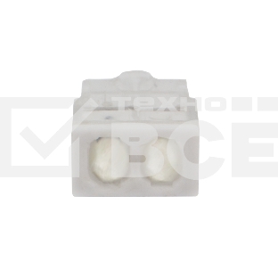 Экспресс-клемма с пастой Rexant СМК 2273-242, 2-проводная 0.5-2.5 мм², прозрачная, блистер (20 шт./уп.)