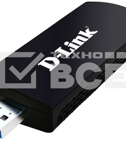 Адаптер D-Link DWA-192/RU/B1A Wireless AC1750 Dual-band USB Adapter, 802.11a/b/g/n / 802.11ac, 2.4 GHz / 5 GHz