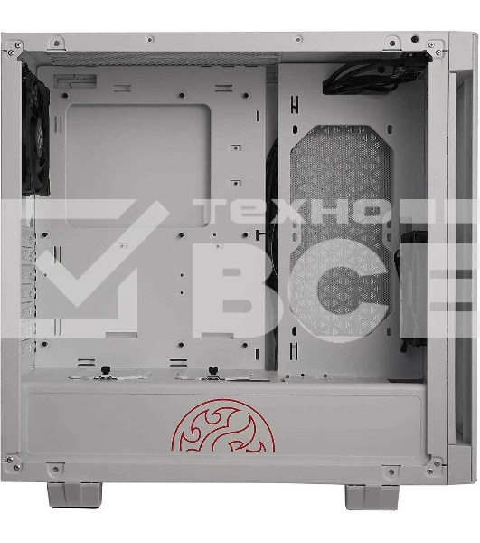 Компьютерный корпус XPG INVADER-WHITECOLOR BOXWORLDWIDE (ATX, подсветка ARGB, 2  вентилятора 120мм, стеклянная боковая панель, ,белый)