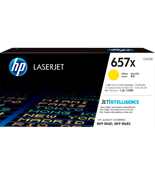 Картридж лазерный HP 657X желтый для HP CLJ MFP M681/M682 (CF472X) 23000 стр