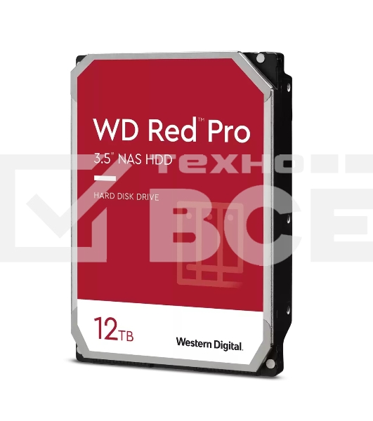 Жесткий диск WD Original SATA-III 12Tb WD121KFBX Red Pro (7200rpm) 256Mb 3.5