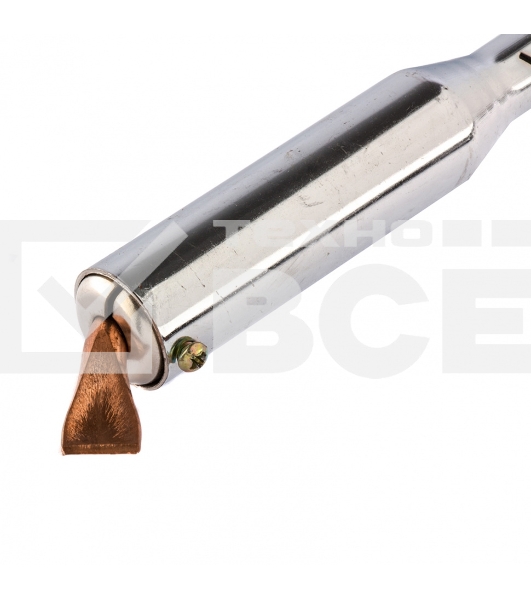 Паяльник электрика Sparta с ручкой из дерева, 100 Вт