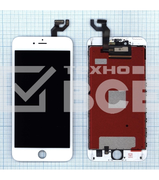 Дисплей для Apple iPhone 6S Plus в сборе с тачскрином (AAA) белый