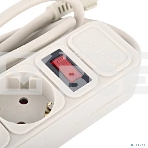 Сетевой фильтр Perfeo 'REAL POWER', 1,8м, 5 розеток, 16А, 3500 Вт, тройная защита, серый., фото 1