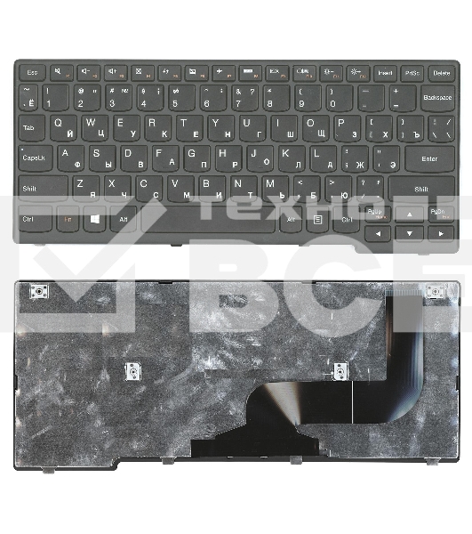 Клавиатура для ноутбука Lenovo IdeaPad Flex 10 S210 S215 черная
