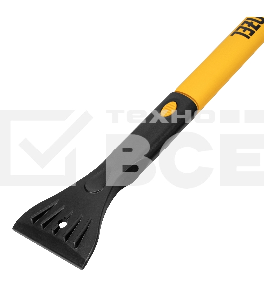 Щетка-сметка для снега со скребком Denzel, телескоп, поворотная голова, водосгон, 900-1200 мм 55308