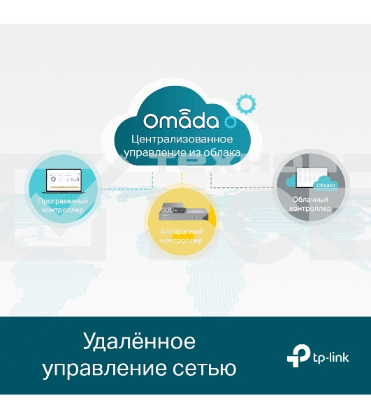 Коммутатор TP-Link JetStream™ 24-port Gigabit L2/L2+ Managed Switch with 4 SFP slots, support SDN controller, abundant L2/L2+ features, 1U rack mountable, full managed via web UI/CLI/Console/SSH/Telnet/SNMP.