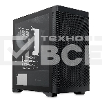 Компьютерный корпус без блока питания HSPD M320, Mesh Mini-tower, черный, slide TG, 0.45 SPCC, 2x140мм ARGb+1x120мм ARGb mATX, mITX 160/340/184мм 2x2.5