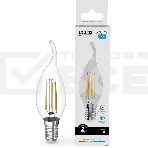 Лампа филам. Gauss Filament 10Вт цок.:E14 свеча св.свеч.бел.нейт. (упак.:10шт) (42120), фото2