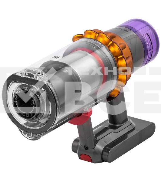 Пылесос вертикальный Dyson V15 Detect Absolute (SV47) желтый/никель, питание от аккумулятора, 220 Вт, уборка сухая, пылесборник 0.76 л, работа от АКБ max - 60 мин