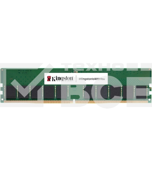 Оперативная память Kingston Server Premier, DDR5, 48Gb (1x48 Gb), 5600 MHz, CL46, DIMM, ECC