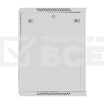 Шкаф телекоммуникационный 19' настенный 15U ExeGate EC-WM-15U.600.G.GREY (19”, 15U, 600x600x769mm (ШхГхВ), передняя дверь закаленное стекло, съемные боковые панели, пыле- и влагозащита IP23, светло-серый RAL 7035), фото6