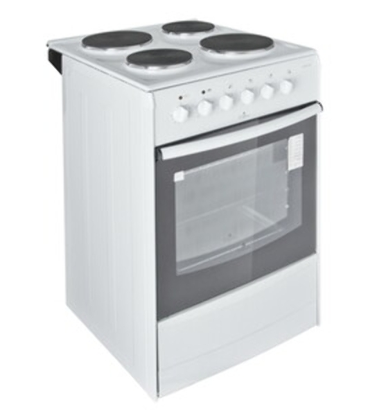 Плита электрическая Darina 1B EM 341 406 W белый/черный, конфорок 4 шт, духовка 50 л, 50 см x 85 см x 56 см