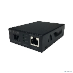 Медиаконвертер WDM, 1000Base-T / 1000Base-LX (SC), Tx:1550 нм, Rx:1310 нм, одномод, до 20 км, фото 1