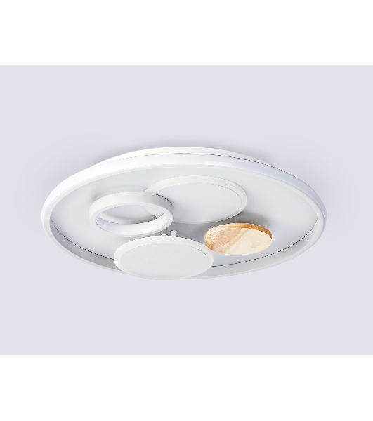 Светильник Ambrella light FL4803 GR серый 3000K-6400K 70W D500*95 (ПДУ ИК)
