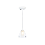 Светильник Ambrella light TR3551 WH/CL/FR белый/прозрачный/белый матовый E27 max 40W D155*800, фото3