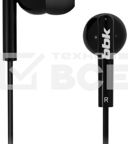 Наушники BBK EP-1003S черный