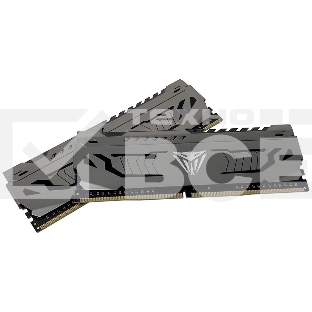 Оперативная память Patriot Viper Steel, DDR4, 32GB (2x16GB), 3600MHz, CL18, радиатор, черный