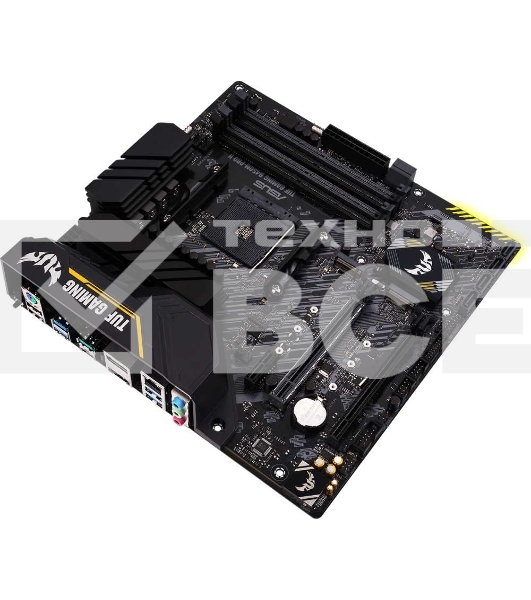 Материнская плата Asus TUF GAMING B450M-PRO II Soc-AM4 AMD B450 4xDDR4 mATX AC`97 8ch(7.1) GbLAN RAID+HDMI+DP