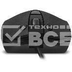 Мышь проводная SVEN RX-95 черный, 4000 dpi, USB, кнопки - 6, фото6