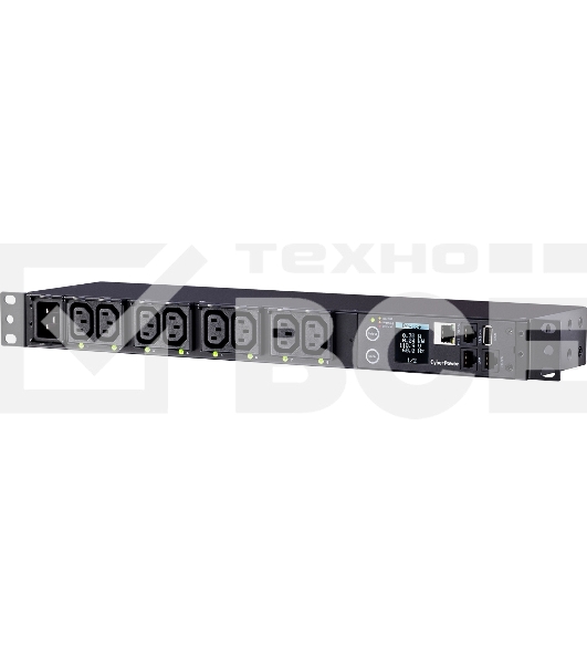 Блок распределения питания CyberPower PDU PDU81005 1U type, 16Amp, plug IEC 320 C20, (8) IEC 320 C13