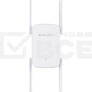 Роутер AC1900 Wi-Fi Range ExtenderSPEED: 600 Mbps at 2.4 GHz + 1300 Mbps at 5 GHz SPEC:  4× Fixed External Antennas, 1× Gigabit Port, Wall PluggedFEATURE: MERCUSYS APP, WPS/Reset Button, Signal Indicator, Range Extender/Access Point mode, Adaptive Path