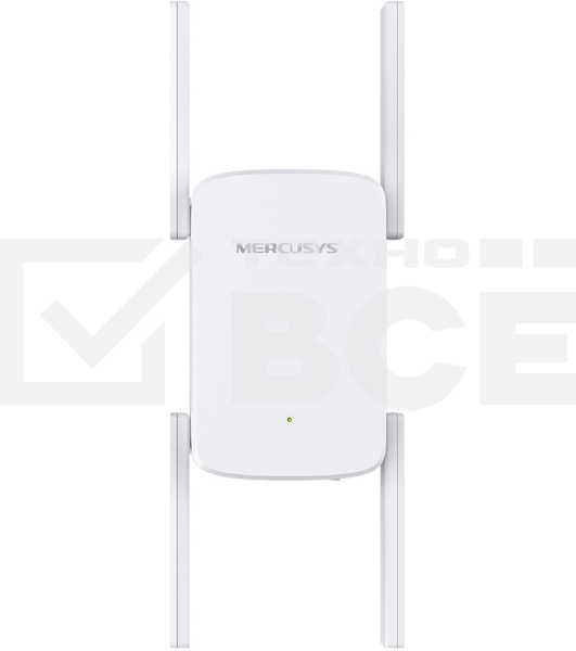 Роутер AC1900 Wi-Fi Range ExtenderSPEED: 600 Mbps at 2.4 GHz + 1300 Mbps at 5 GHz SPEC:  4× Fixed External Antennas, 1× Gigabit Port, Wall PluggedFEATURE: MERCUSYS APP, WPS/Reset Button, Signal Indicator, Range Extender/Access Point mode, Adaptive Path
