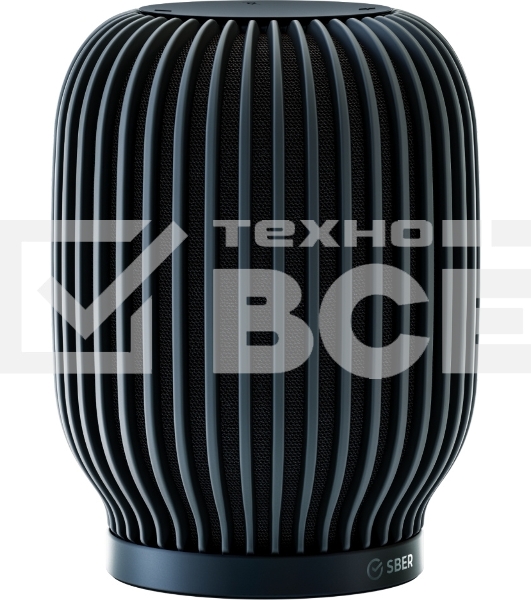 Умная колонка SBER Boom SBDV-00090, 40Вт, с голосовым ассистентом Салют, черный (SBDV-00090a)