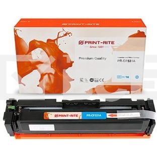 Картридж лазерный Print-Rite TFH931CPU1J PR-CF531A CF531A голубой (900стр.) для HP LJ M180n/M181fw