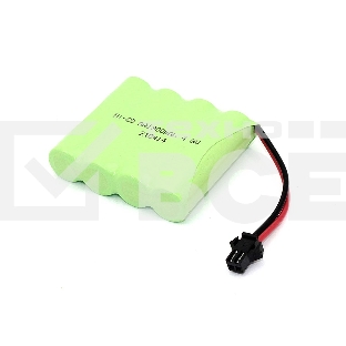 Аккумулятор Ni-Cd 4.8V 1800 mAh AA Flatpack разъем SM