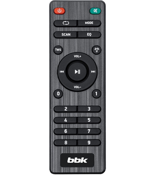 Минисистема BBK BTA6030 черный 50Вт FM USB BT
