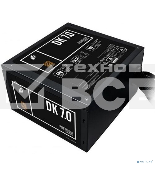 Блок питания 1STPLAYER DK PREMIUM PS-700AX, 700Вт, 80 PLUS Bronze, 120мм, черный