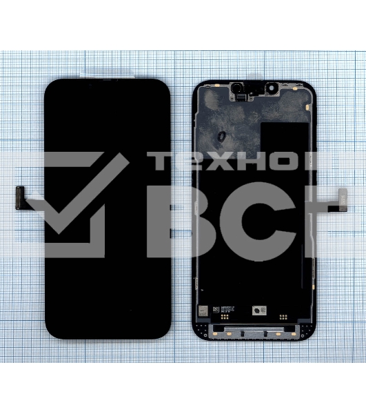 Дисплей (модуль) для Apple iPhone 13 Pro в сборе с тачскрином (Soft Oled), черный