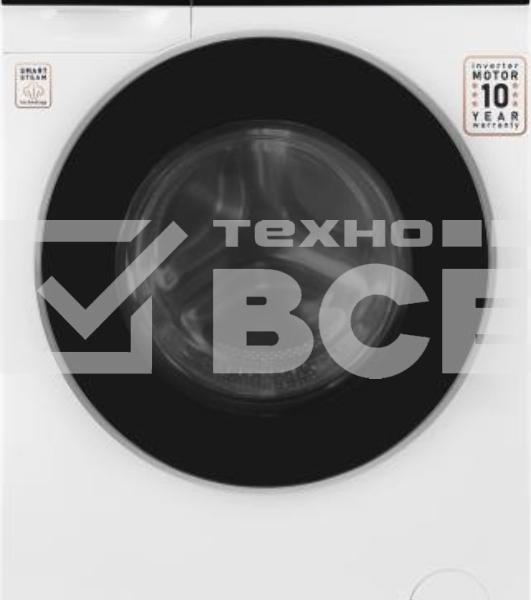 Стиральная машина Weissgauff WM 999 Full Touch DC Inverter Steam белый, загрузка фронтальная 12 кг, 1200 об/мин, класс А+++