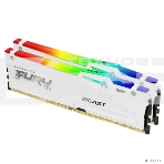 Оперативная память Kingston Fury Beast, DDR5, 64GB (2x32GB), 5600MHz, CL36, DIMM, радиатор, RGB, белый, фото7