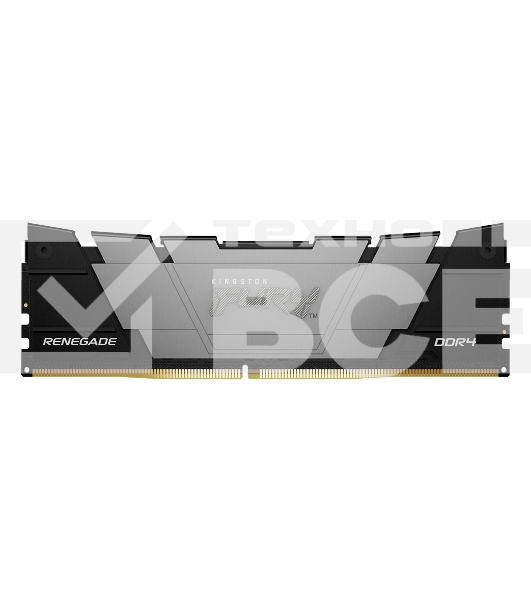Оперативная память Kingston Fury Renegade, DDR4, 16GB (2x8GB), 3600MHz, CL16, с радиаторами, серый/черный