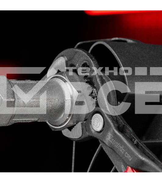 Переставные клещи Matrix 180 мм, кнопочный механизм, хром-ванадий, обливные рукоятки