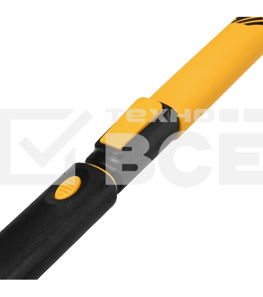 Щетка-сметка для снега со скребком Denzel, телескоп, поворотная голова, водосгон, 900-1200 мм 55308