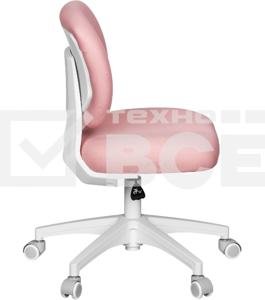 Кресло детское Cactus CS-CHR-3594PK розовый крестов. пластик белый