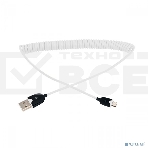 Кабель Rexant (18-4301) USB кабель универсальный microUSB шнур витой 1,5М белый , фото2