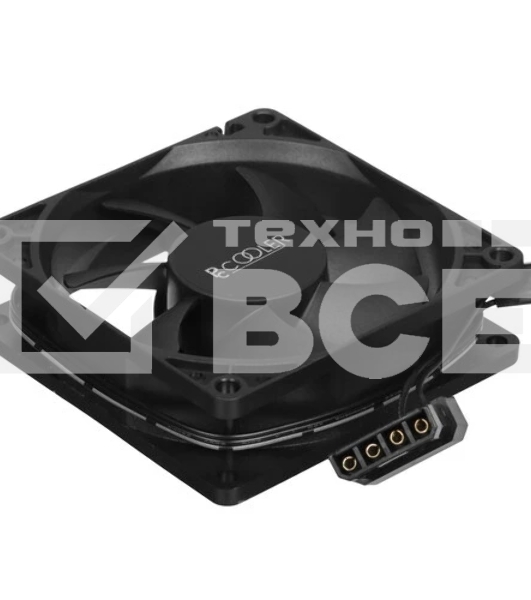 Кулер для ПК PCCooler DN 80 3IN 1 (8080x25mm, 3-pin/Molex, 18.21CFM, 18dBA, 1400RPM, Black, 3pcs)