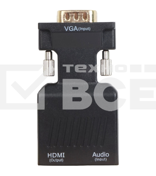 Переходник VCOM CA337A VGA(M)+audio+microUSB --> HDMI(F)1080*60Hz
