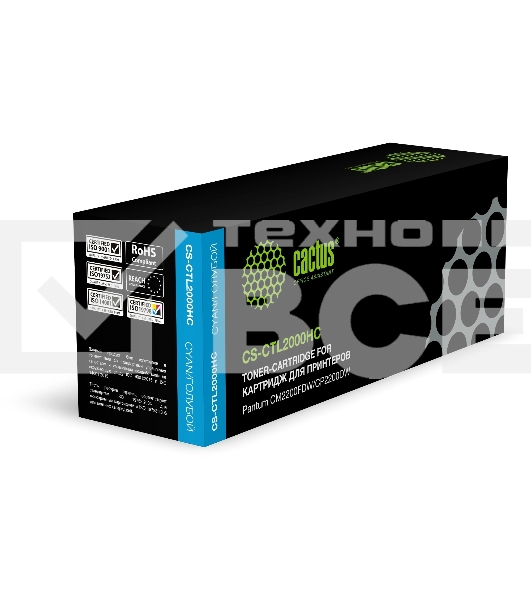 Картридж лазерный Cactus CS-CTL2000HC CTL2000HC голубой (3500стр.) для Pantum CM2200FDW/CP2200DW