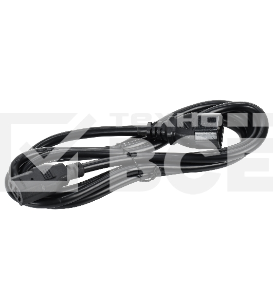 Кабель электропитания ITK PDU 3х1,5 2М с разъемами С13-C14 Кабель электропитания PDU 3х1,5 2М с разъемами С13-C14