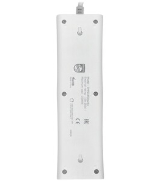 Сетевой фильтр Philips CHP2135WA/51, 2м, 3 розетки, белый