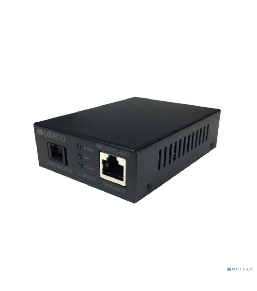 Медиаконвертер Origo WDM, 1000Base-T/1000Base-LX (SC), Tx:1310 нм, Rx:1550 нм, одномод, до 20 км