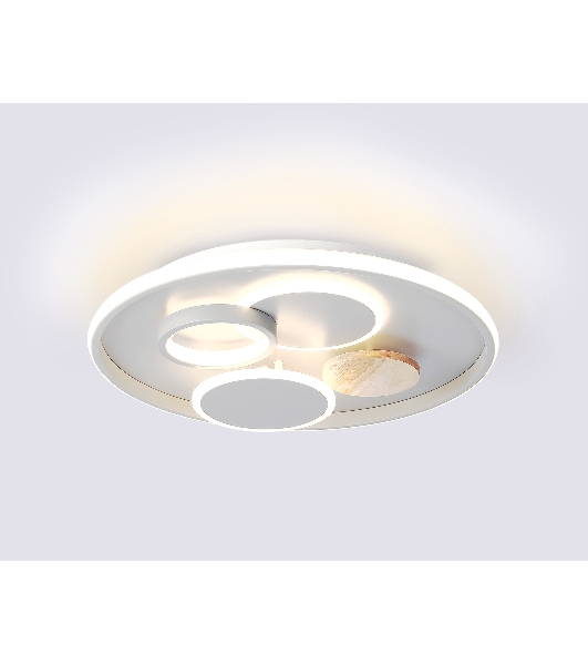 Светильник Ambrella light FL4803 GR серый 3000K-6400K 70W D500*95 (ПДУ ИК)