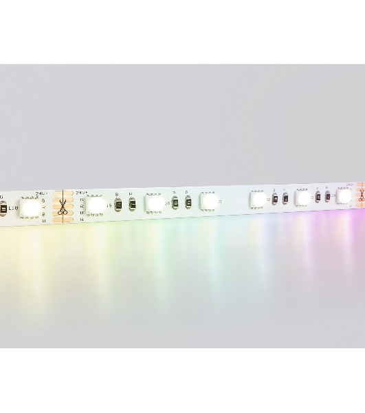 Светодиодная лента Ambrella light GS4401 5050 60Led /10W m/ 24V IP20 RGBW+3000K/ 5000*10*1.87mm (5 конт.)